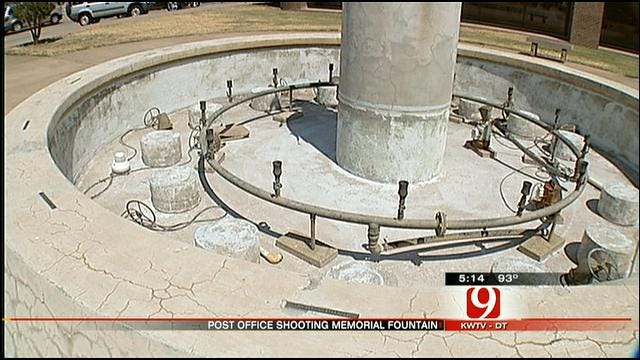 Victims' Relatives Angry Over Broken Memorial Fountain In Edmond