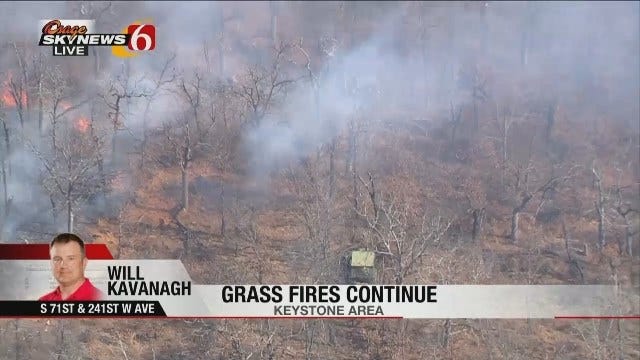 Osage SkyNews 6 HD pilot Will Kavanagh Talks About Creek County Fire