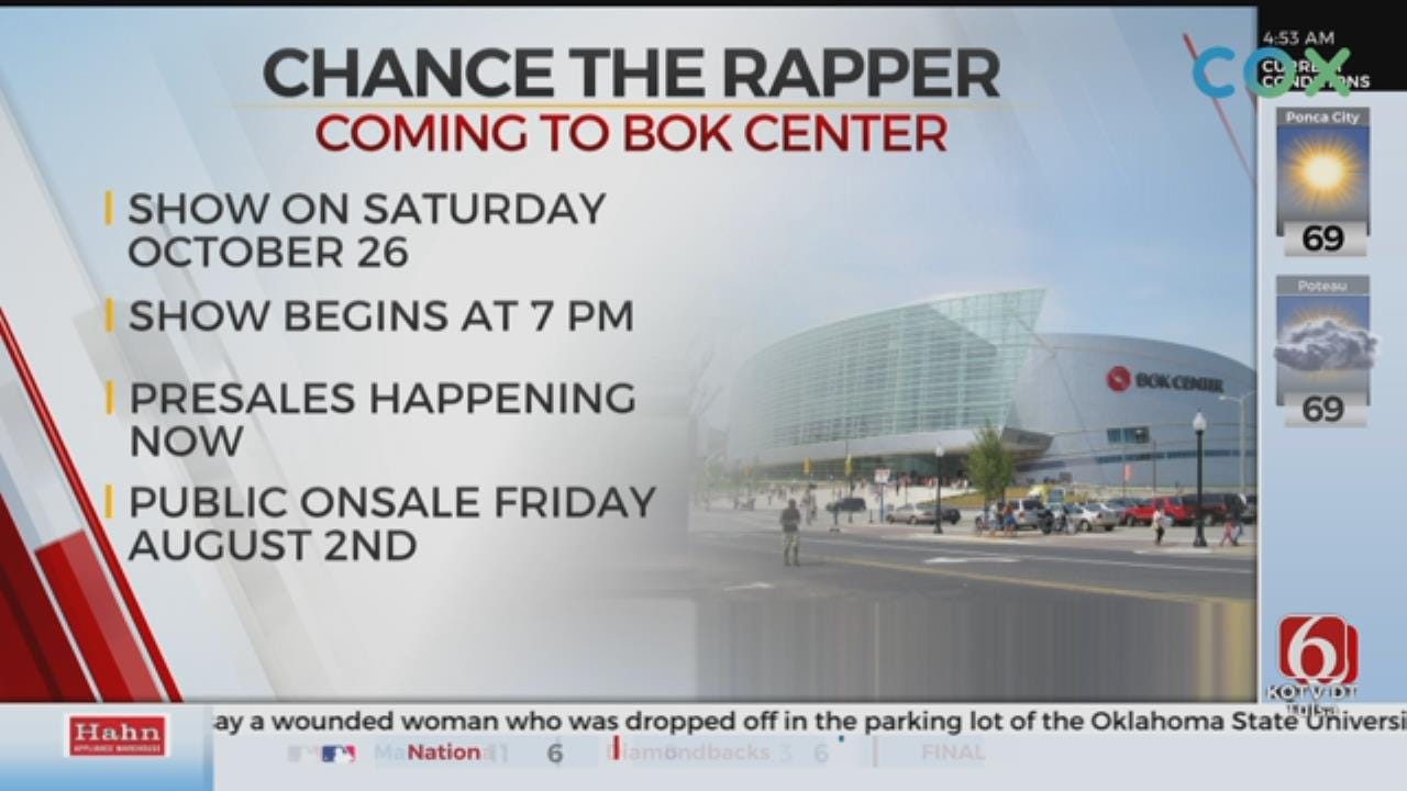 Chance The Rapper Headed To BOK Center In October
