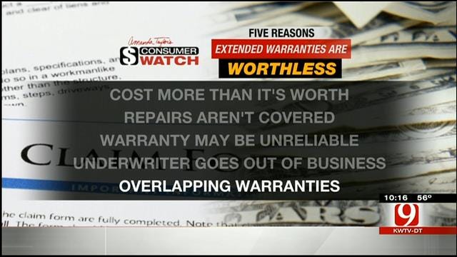 Five Reasons 'Extended' Warranties Are Worthless