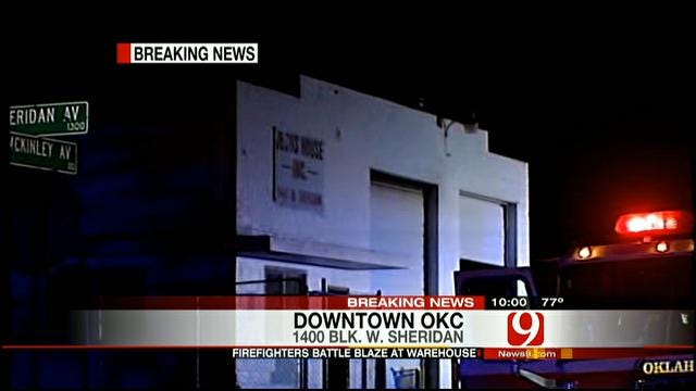 OKC Firefighters Contain Fire At Jesus House Warehouse