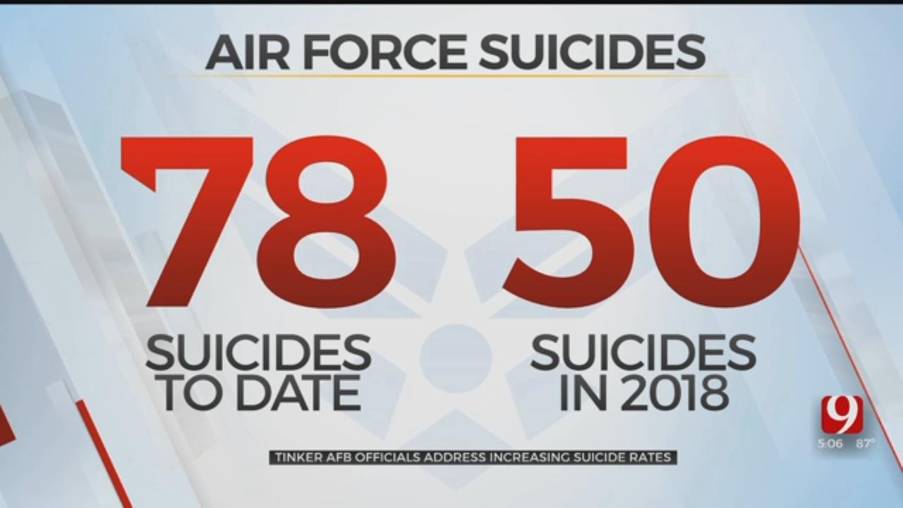 Tinker AFB Officials Address Increase In Suicide Rates