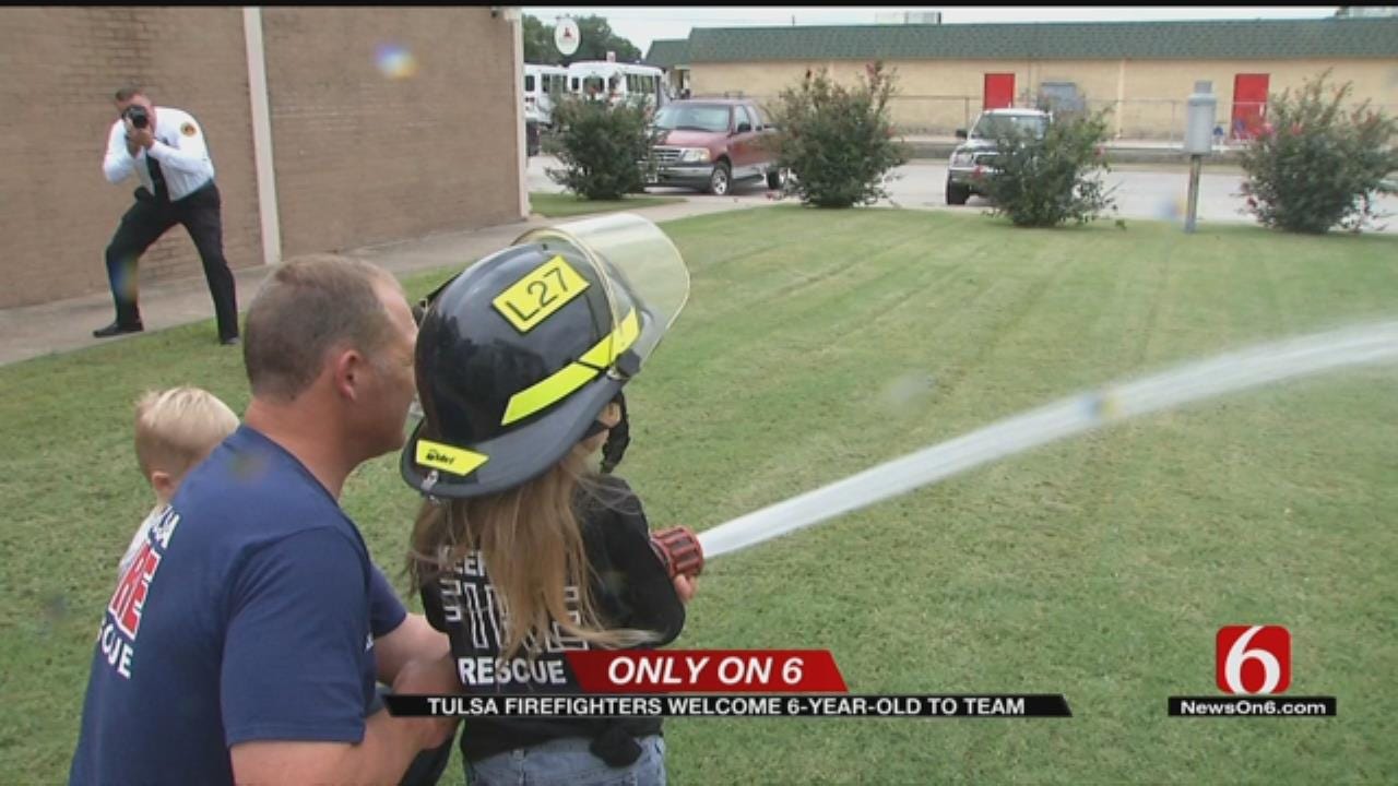 Hulbert Girl Is Tulsa's Newest Firefighter
