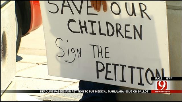 Deadline Passes For Petition To Put Medical Marijuana Issue On Ballot