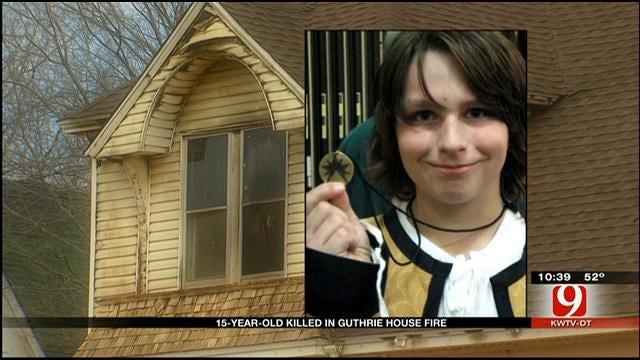 Teenager, 15, Killed In Guthrie House Fire