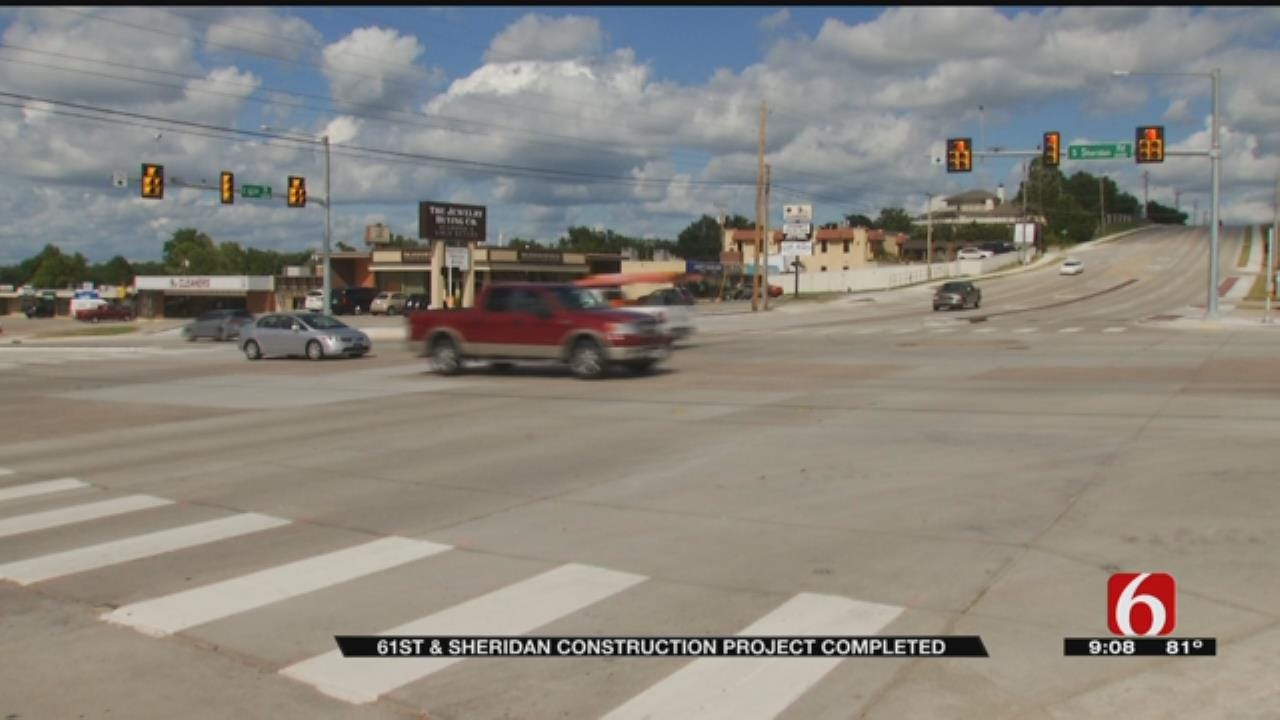 Tulsa Businesses Relieved Road Work At 61st And Sheridan Done