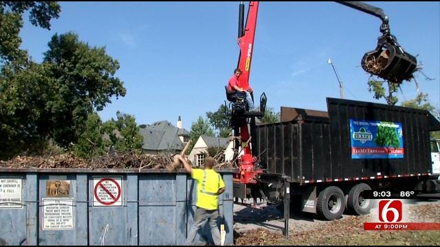 Tulsa Landscaping Company Volunteers Services For Debris Cleanup