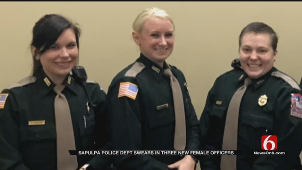 Sapulpa Police Quadruple Number Of Female Officers With 3 New Hires