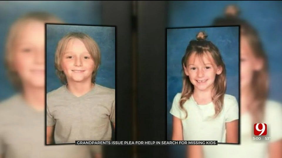Grandparents Of 2 Missing Kids Out Of Pauls Valley Pleading For Their Safe Return