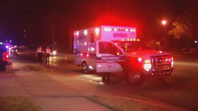 WEB EXTRA: Video From Scene Of Fatal Tulsa Pedestrian Crash