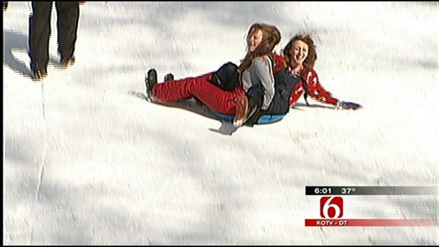 Snow Days Fun For Tulsa-Area Kids, Not Fun For Some Parents