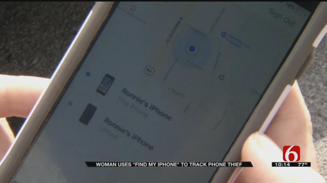 Tulsa Woman Uses 'Find My Phone" App To Recover Stolen Iphone