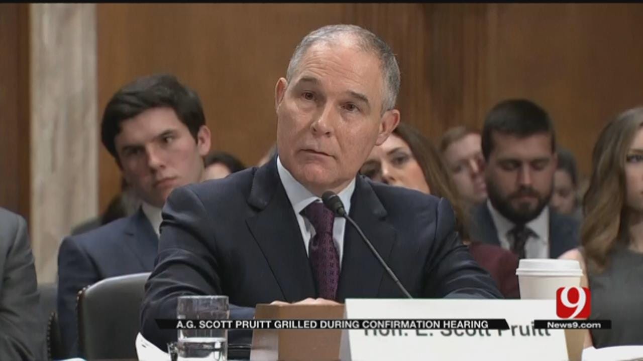 Pruitt In Hot Seat On Capitol Hill During Confirmation Hearing