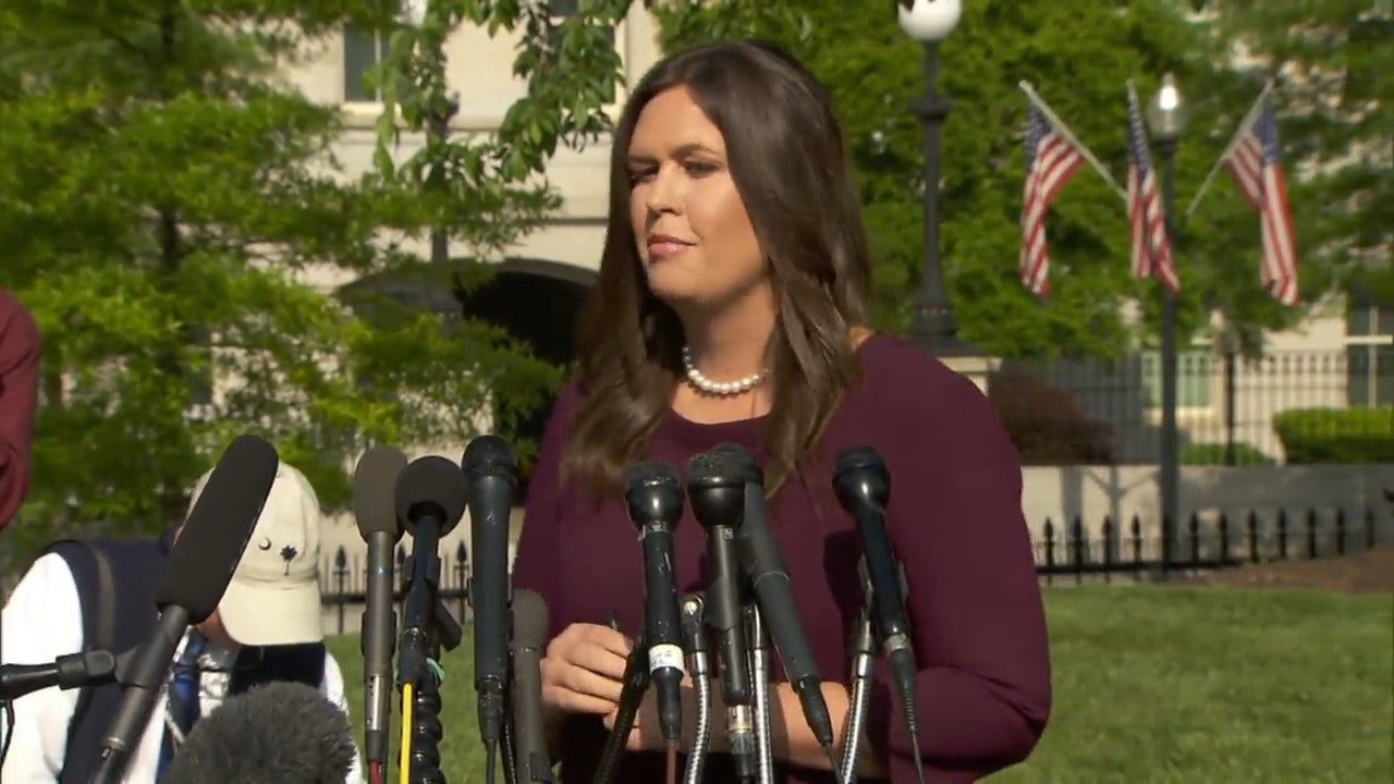 Sarah Sanders Responds To Hillary Clinton's Comment Asking China To Get Trump's Tax Returns