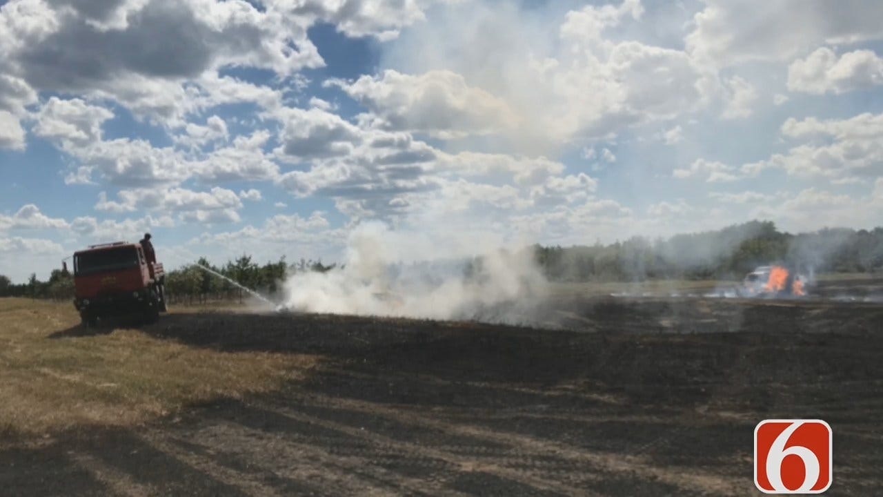 Emory Bryan: Overheated Farm Equipment Starts Inola Grass Fire