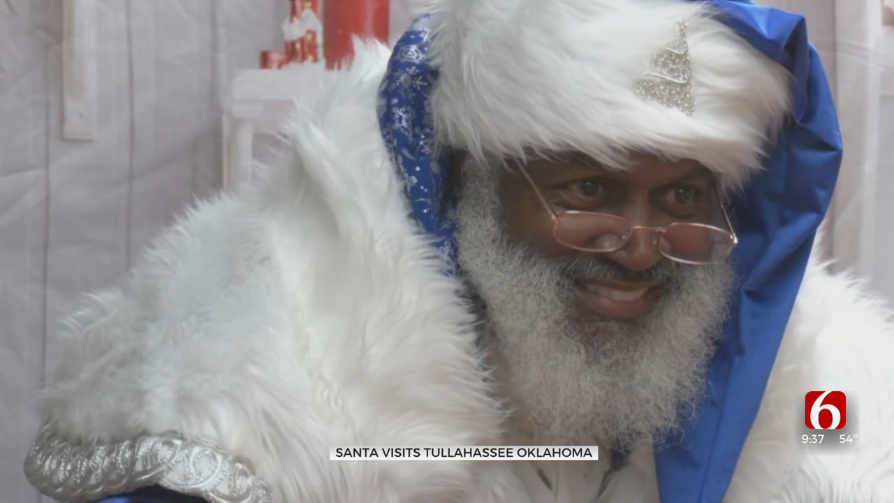 Well-Known Santa Visits Historic All-Black Town