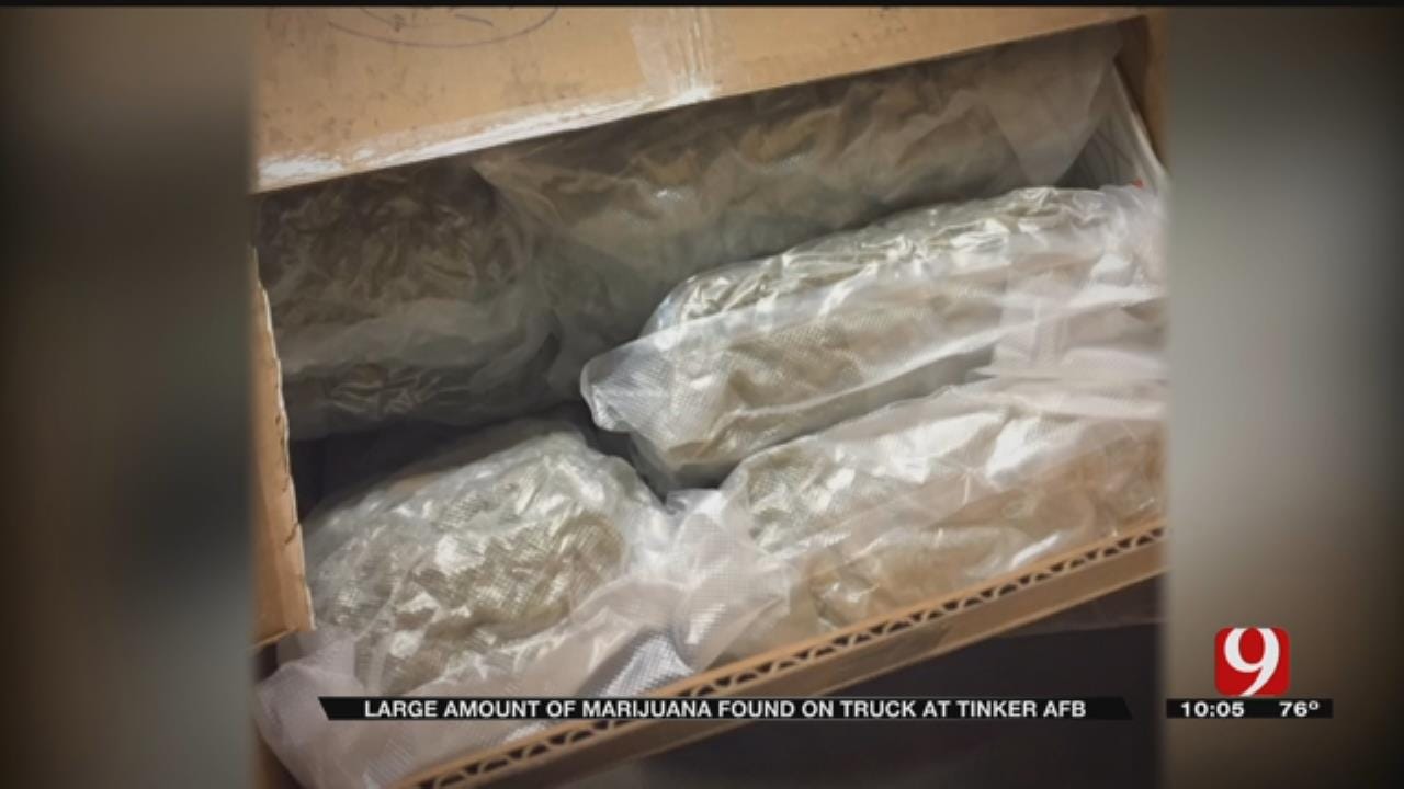 More Than 700 Pounds Of Pot Seized From Semi At Tinker AFB