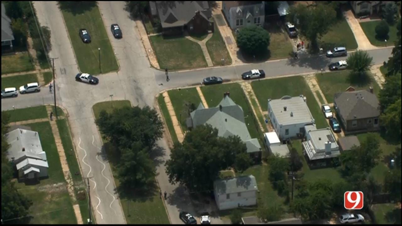 WEB EXTRA: SkyNews 9 Flies Over Shooting Investigation In NW OKC
