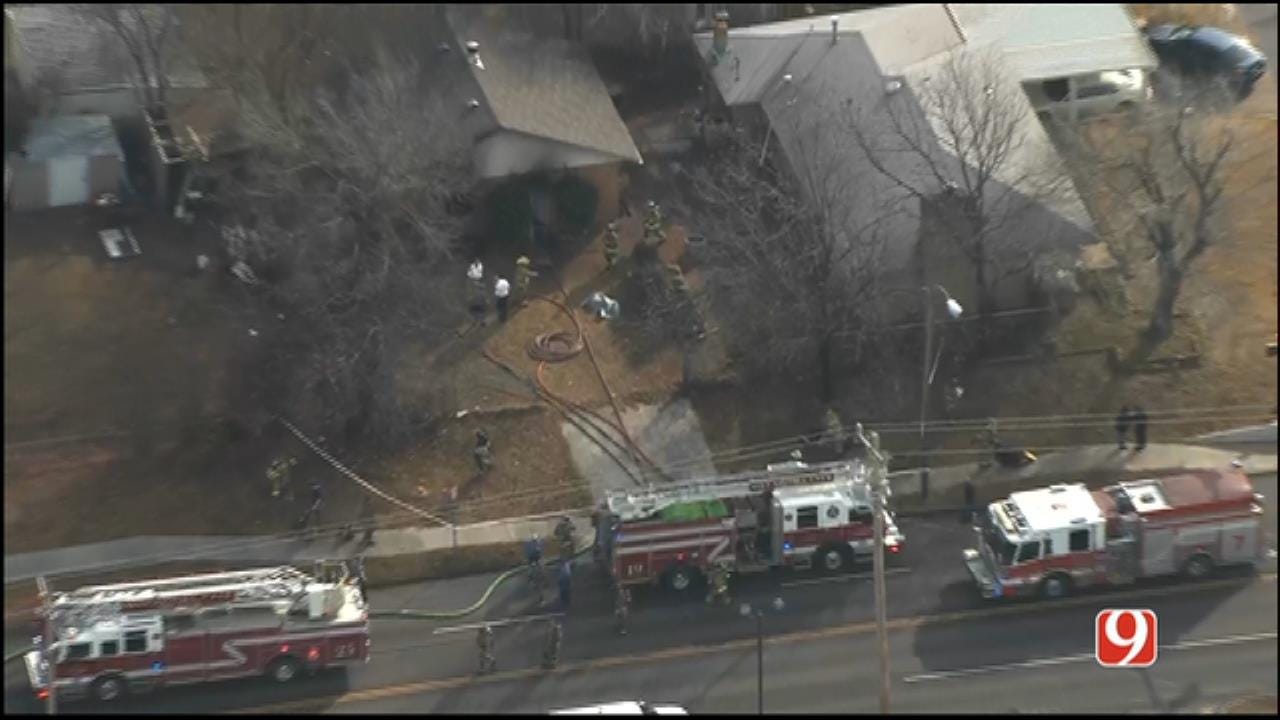 OKC Police: 1 Dead At Scene Of House Fire