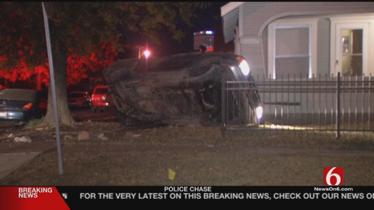 Ex-Con Crashes Into House While Running From Police, TPD Says