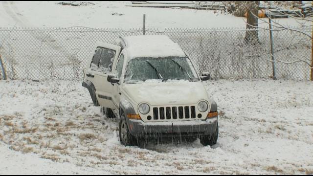 Snowfall Leads To Multiple Crashes In Tulsa Area