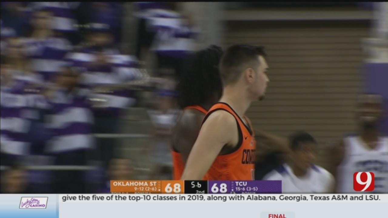 Last-Second Shot For TCU In 70-68 Win Over Oklahoma State