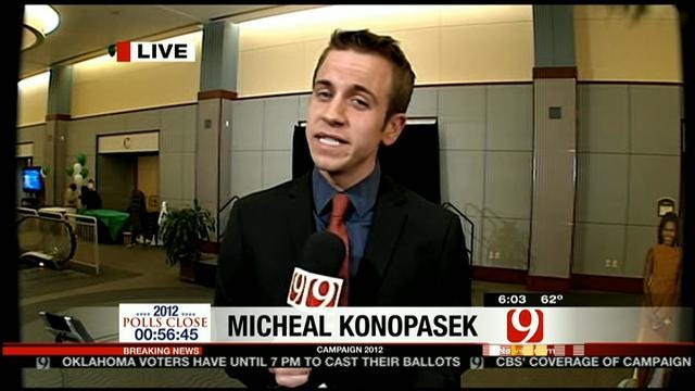 Michael Konopasek Reports From Democrat Watch Party