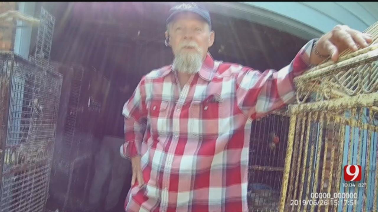 WATCH: OKC Animal Welfare Officers Confront Homeowner After Exotic Birds Found In Deplorable Conditions