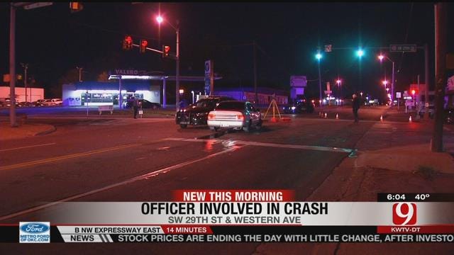 OKC Officer Escapes Serious Injury Following Crash