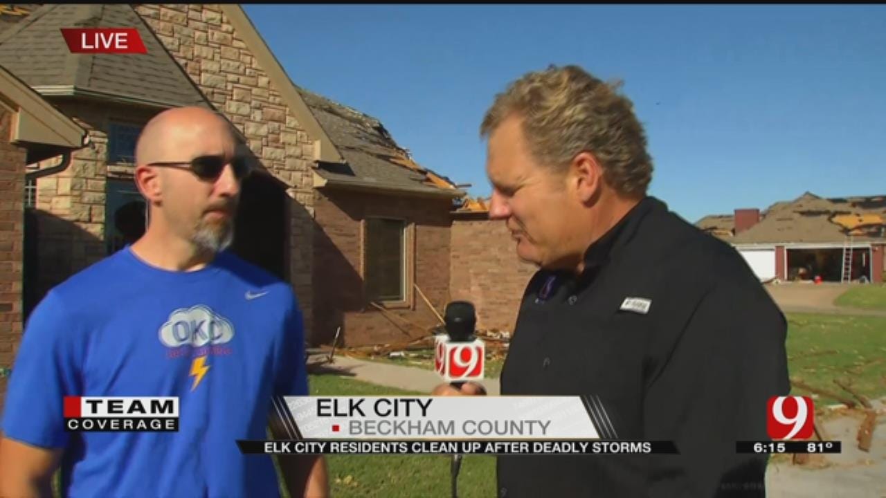 Elk City Residents Clean Up After Deadly Storm