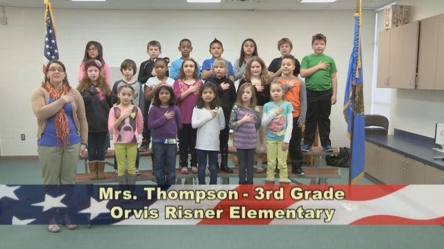 Mrs. Thompson's 3rd Grade class at Orvis Risner Elementary School