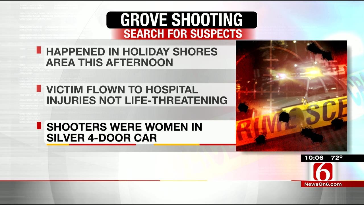 Report: Two Women At Large After Another Woman Is Shot In Grove