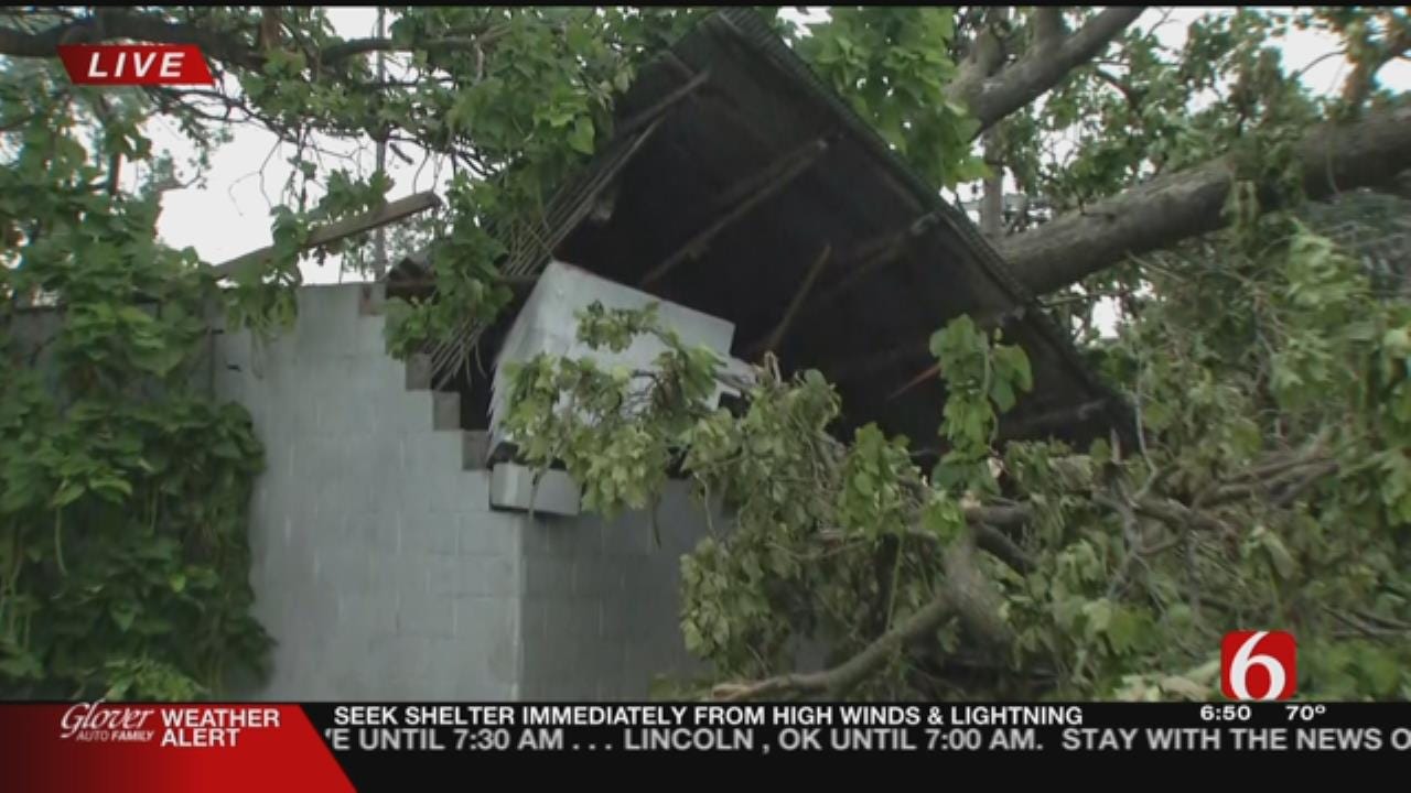 Eastern Oklahomans Cleaning Up After Severe Storms