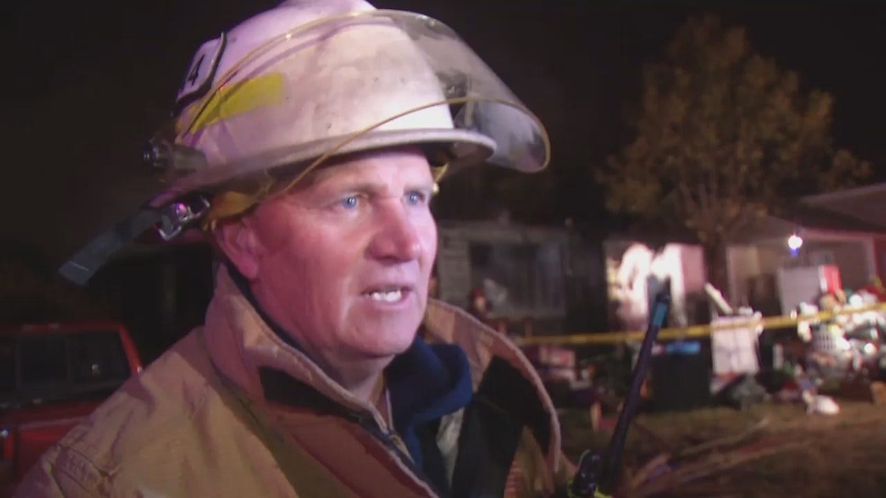 WEB EXTRA: Tulsa Fire District Chief Bryan Hickerson Talks About The Fire