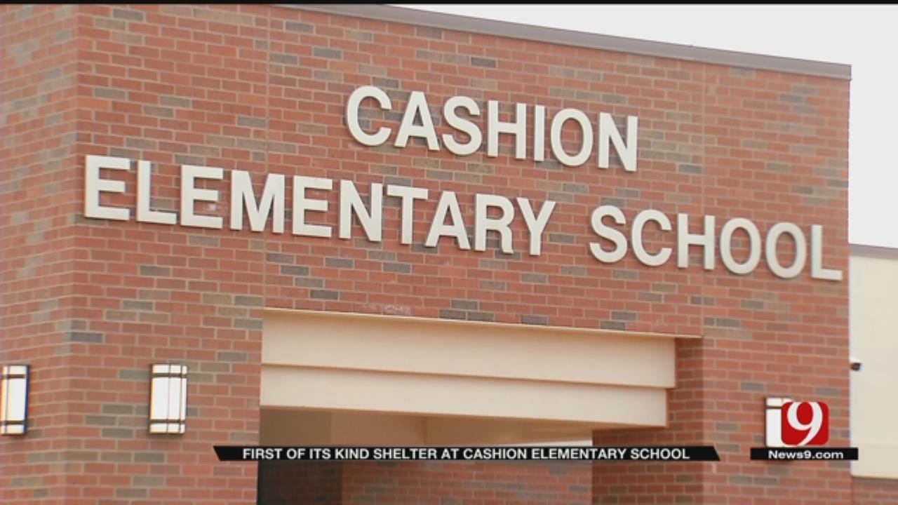 Cashion Elementary School Gets Bulletproof Storm Shelter