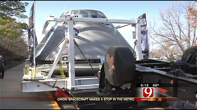 NASA's New Spacecraft Lands In Oklahoma City