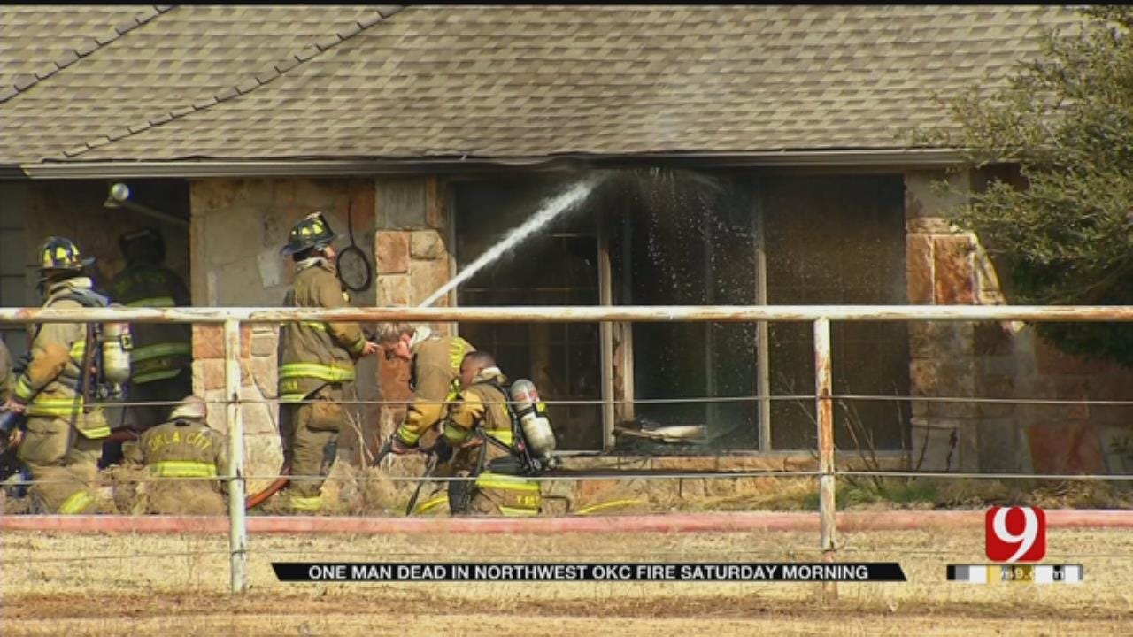 Firefighters Say 1 Dead In Northwest OKC House Fire