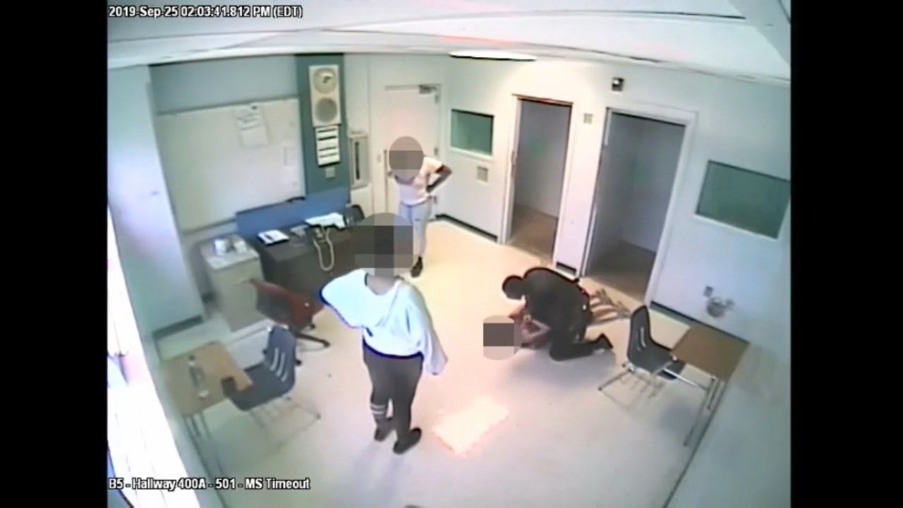 WATCH: Surveillance Video Shows Moment Deputy Slams 15-Year-Old Girl