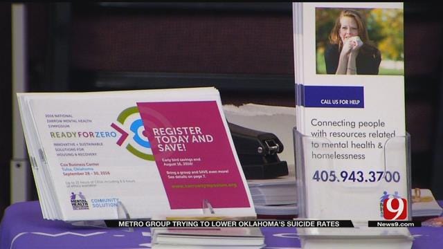 Metro Group Holds Discussion To Lower Oklahoma's Suicide Rates