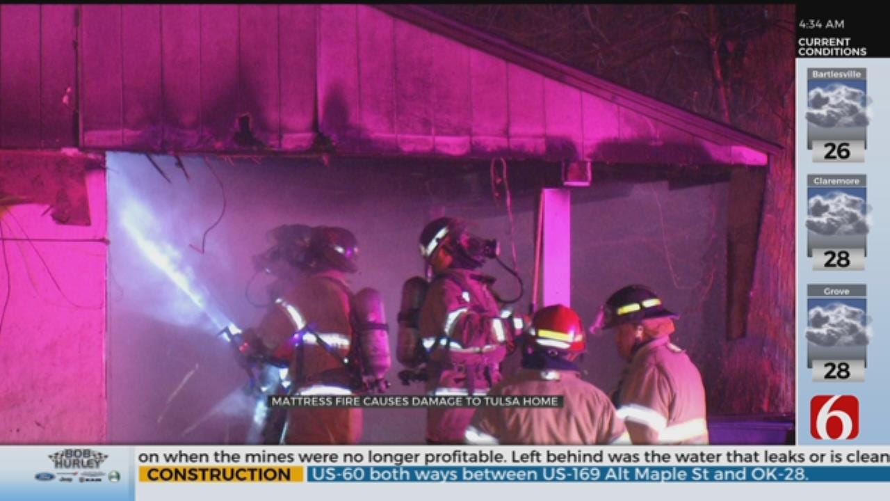 Tulsa House Catches Fire