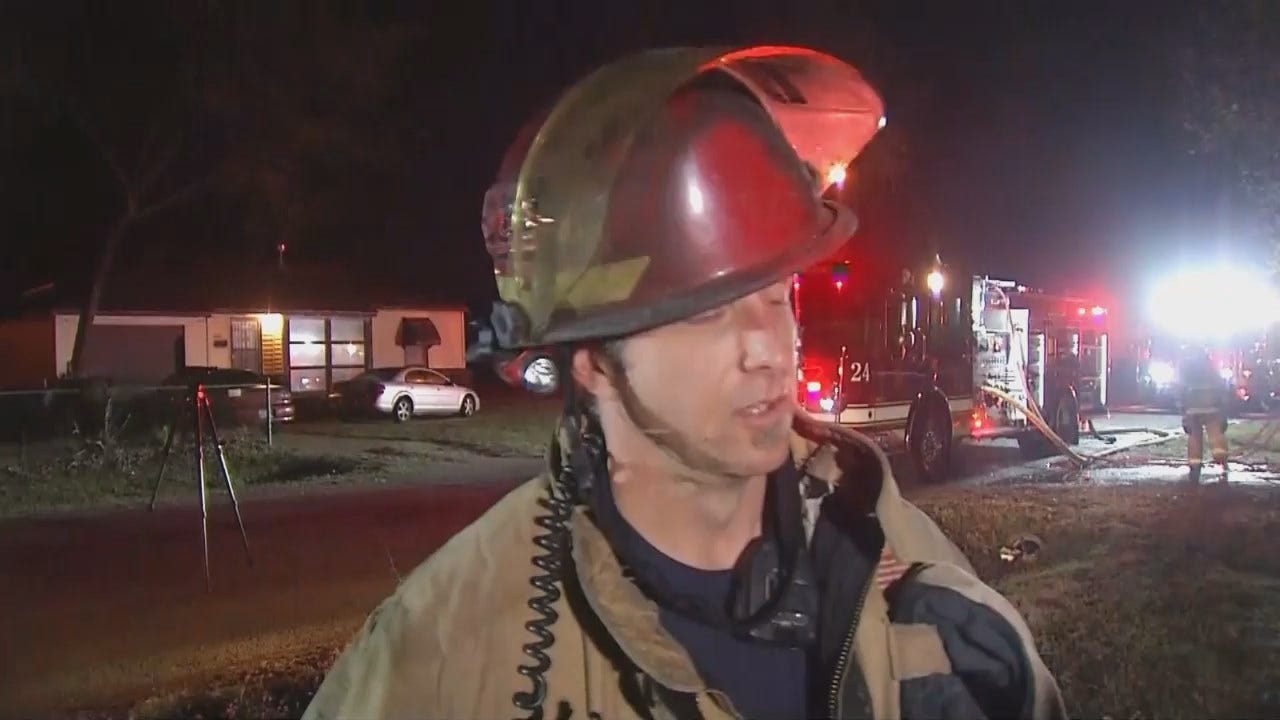 WEB EXTRA: Tulsa Fire Captain Keith Beck Talks About The Fire