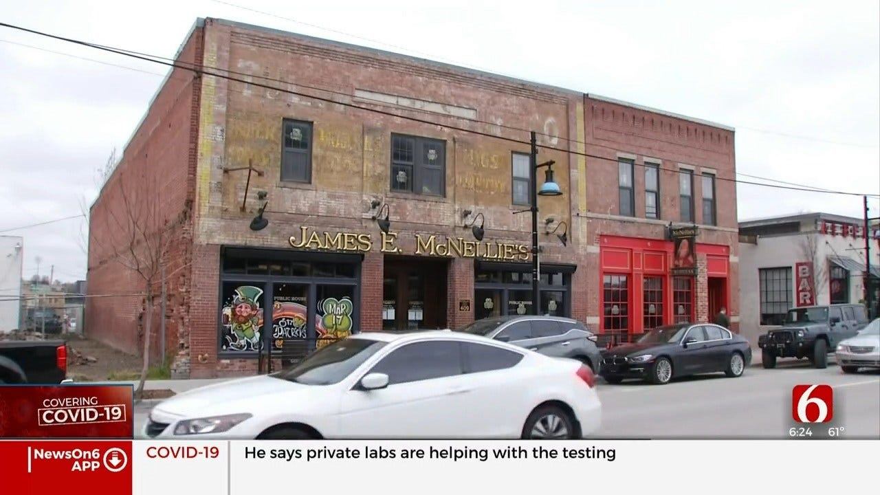 Tulsa Businesses Impacted On Saint Patrick's Day From Coronavirus (COVID-19) Spreading Precautions