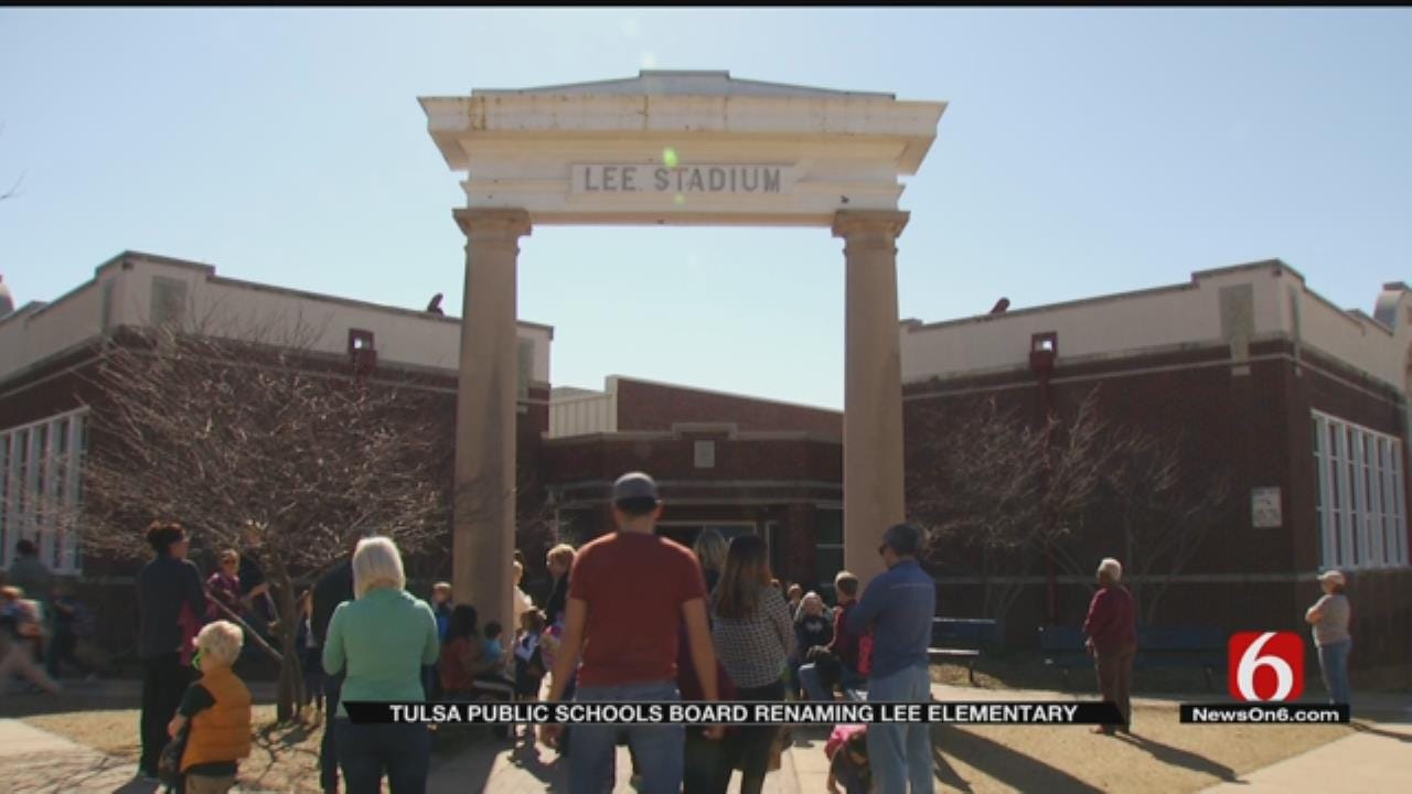 District To Discuss Renaming Of Tulsa's Lee Elementary School Tonight