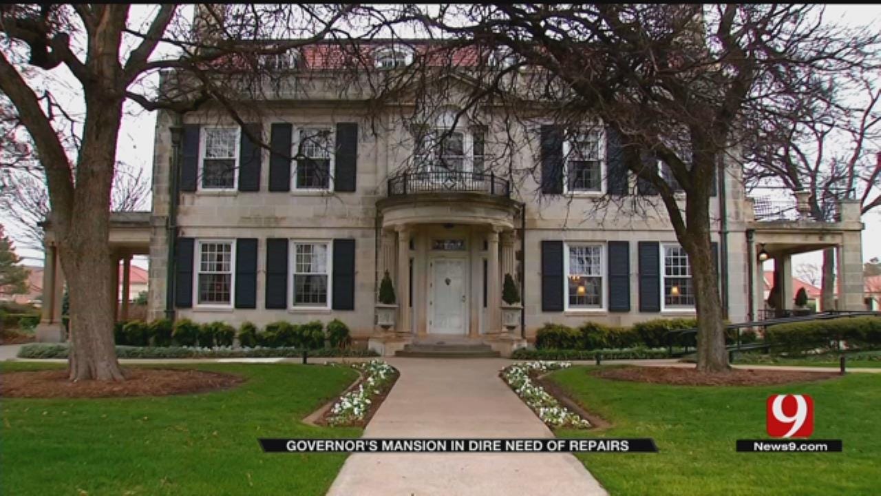 Oklahoma Governor's Mansion In Dire Need Of Repairs