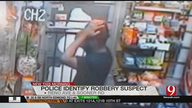 MWC Police Release Video Of Armed Robbery Suspect