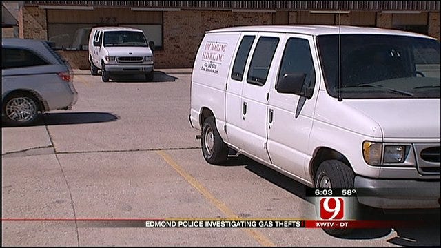 Police Investigate Gasoline Thefts In Edmond