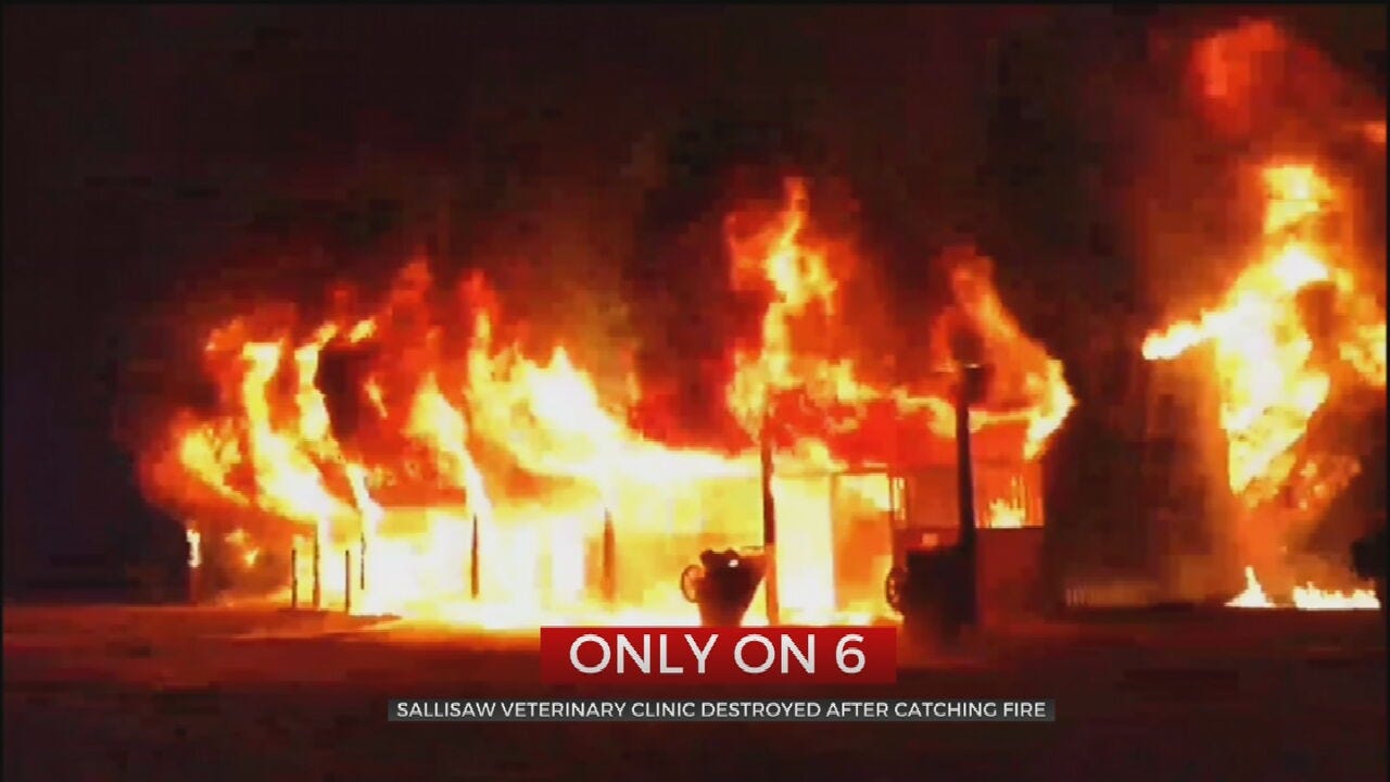 Fire Destroys Sallisaw Veterinary Clinic, Kills 3 Horses