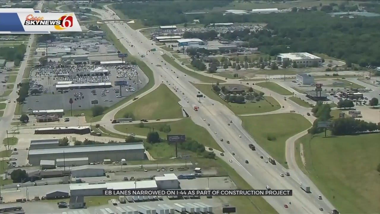 Lane Closures On I-44 For Widening Project Start