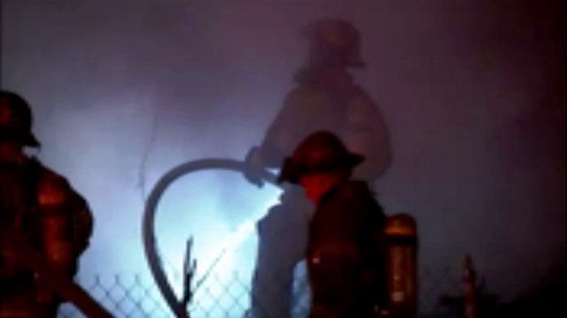WEB EXTRA: Video Of Tulsa Fire At North Tulsa House Fire