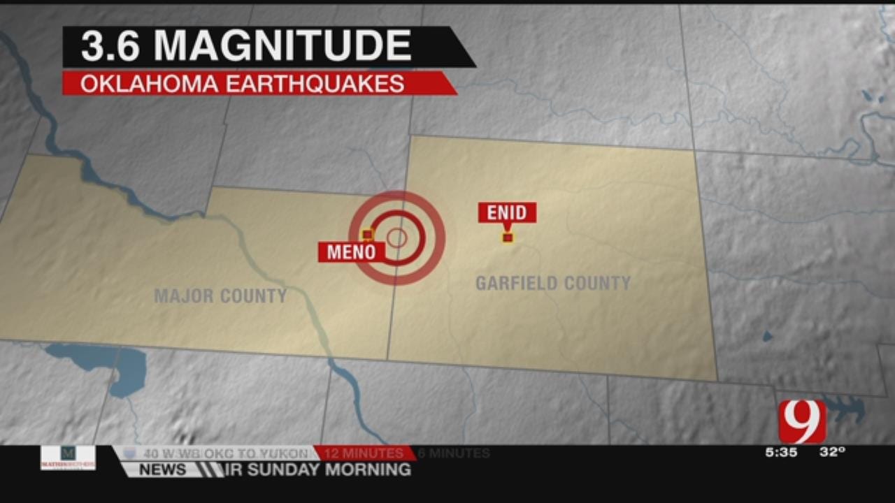 3.6 Magnitude Earthquake Rattles Major County